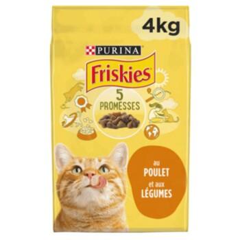 FRISKIES pour Chat adulte - Croquettes au poulet et aux légumes 4 kg FRISKIES pour Chat adulte - Croquettes au poulet et aux légumes 4 kg