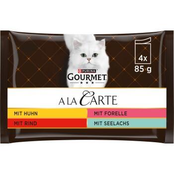 GOURMET À la Carte 4 x 85 g Recettes du chef cuisinier GOURMET À la Carte 4 x 85 g Recettes du chef cuisinier