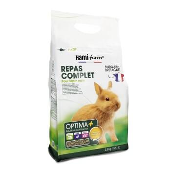 Hamiform Hami Form Repas complet Optima+ pour lapin nain 2,5kg