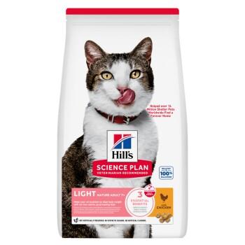 Hill's Croquettes pour chat Science Plan, Mature Adulte 7+, Light, au poulet 1,5 kg Hill's Croquettes pour chat Science Plan, Mature Adulte 7+, Light, au poulet 1,5 kg
