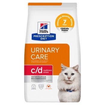 Hill's Prescription Diet c/d Multicare Stress Urinary Care Croquette Chat Adulte Poulet 3 kg
