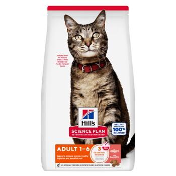 Hill's Science Plan aliment complet sec pour chat, Adulte Saumon 10 kg