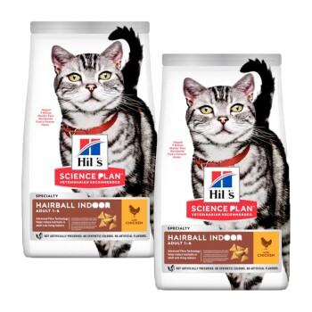 Hill's Science Plan Croquettes pour Chat Adulte, Boules de Poils et Pelage Parfait, au Poulet 2x10 kg Hill's Science Plan Croquettes pour Chat Adulte, Boules de Poils et Pelage Parfait, au Poulet 2x10 kg
