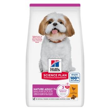 Hill's Science Plan Croquettes pour chien, Small & Mini Mature Adult, au poulet 2x1,5 kg