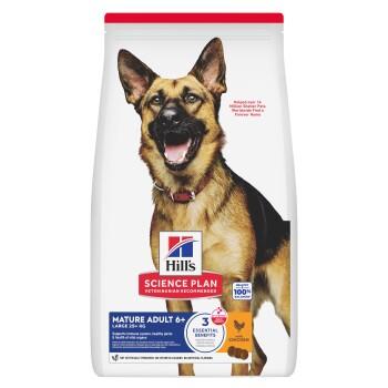 Hill's Science Plan Mature Adult grand chien âgé au poulet Hill's Science Plan Mature Adult grand chien âgé au poulet