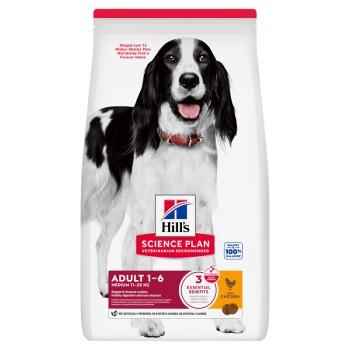 Hill's Science Plan roquettes chien, Medium adulte Avec du poulet 14 kg