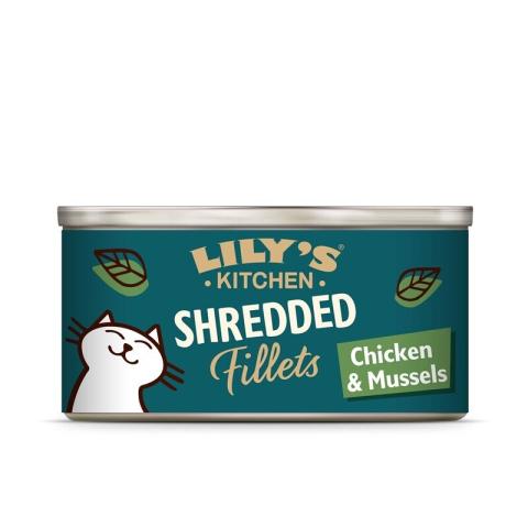 LILY'S KITCHEN Lily’s Kitchen Shredded Filets 24 x 70 g Poulet et moule LILY'S KITCHEN Lily’s Kitchen Shredded Filets 24 x 70 g Poulet et moule