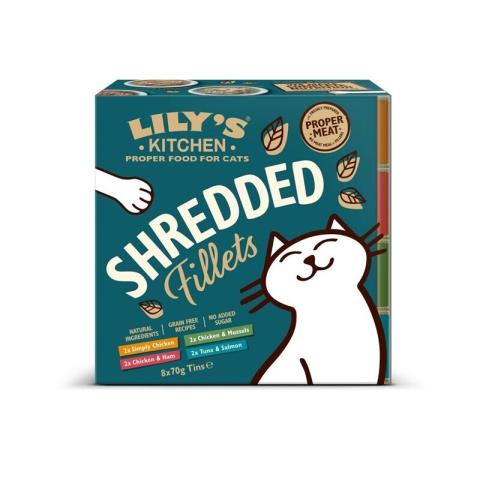 LILY'S KITCHEN LILY’S Kitchen Shredded Fillets Multipacks 8 x 70 g