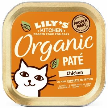 LILY'S KITCHEN Nourriture humide Chat Adulte Organic Patè Poulet 19x85 g LILY'S KITCHEN Nourriture humide Chat Adulte Organic Patè Poulet 19x85 g