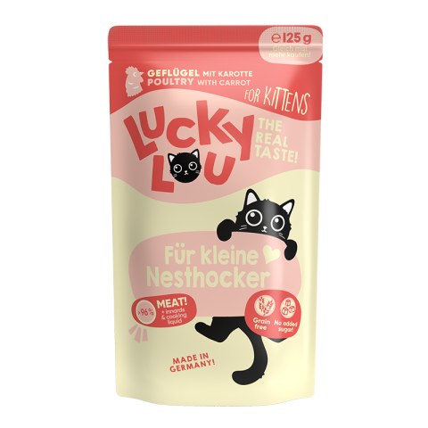 Lucky Lou Kitten Volaille 16 x 125 g Lucky Lou Kitten Volaille 16 x 125 g