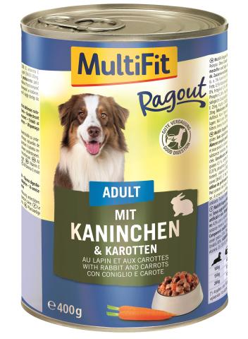 MultiFit Adult ragoût 6 x 400 g Lapin et carottes