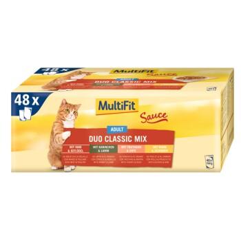 MultiFit Adult Sauce Duo Classic Mix multipack 48x100 g MultiFit Adult Sauce Duo Classic Mix multipack 48x100 g
