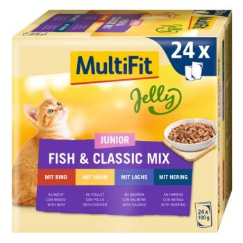 MultiFit Junior Jelly Fish & Classic Mix Multipack 24x100 g