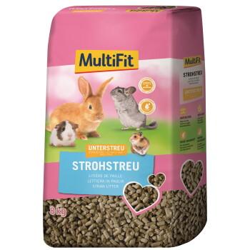 MultiFit litière naturelle en paille sous-litière 8 kg