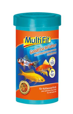 MultiFit Nourriture principale pour poissons rouges 250ml