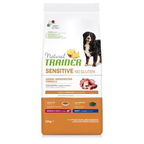 Natural Trainer Sensitive No Gluten Adult au canard 12kg