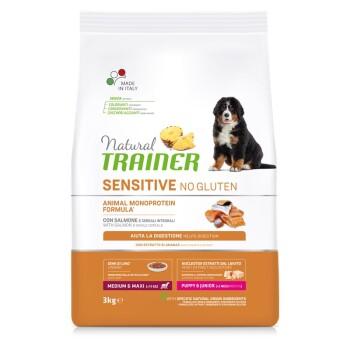 Natural Trainer Sensitive No Gluten au saumon 3 kg Natural Trainer Sensitive No Gluten au saumon 3 kg