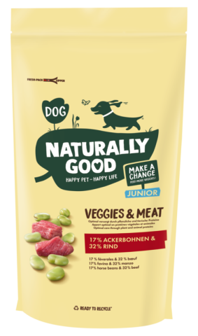 Naturally Good Veggies & Meat Graines & Bœuf Junior 1 kg
