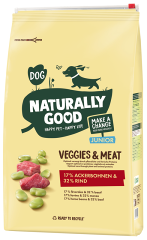 Naturally Good Veggies & Meat Graines & Bœuf Junior 4 kg