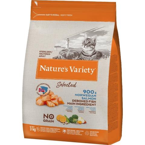 Nature's Variety Selected Sterilized Saumon Norvégien 3 kg Nature's Variety Selected Sterilized Saumon Norvégien 3 kg
