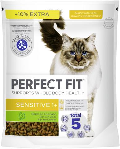 PERFECT FIT Sacs Indoor 1+ Dinde 6x750g + 10%