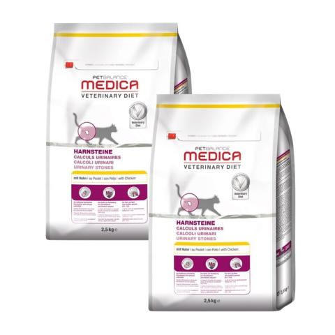 PetBalance Medica Croquettes Chat Calculs urinaires Poulet 2x2,5 kg PetBalance Medica Croquettes Chat Calculs urinaires Poulet 2x2,5 kg