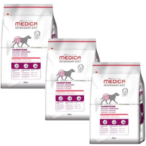 PetBalance Medica Croquettes chien Calculs urinaires 3x8 kg