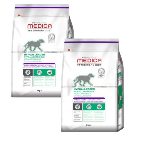 PetBalance Medica Hypoallergénique cheval et pommes de terre 2x8 kg