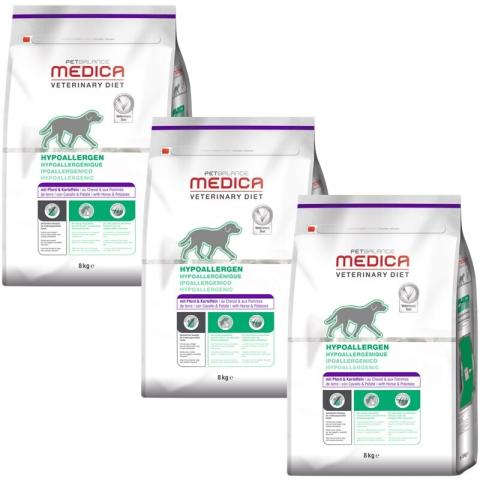 PetBalance Medica Hypoallergénique cheval et pommes de terre 3x8 kg