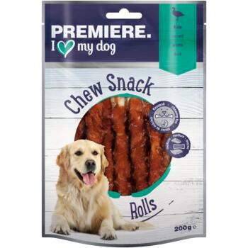 PREMIERE Chew Snack bâtonnets à mâcher Rolls Poulet 200 g Canard 200 g PREMIERE Chew Snack bâtonnets à mâcher Rolls Poulet 200 g Canard 200 g