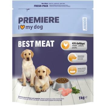 PREMIERE Croquettes Chien Best Meat Junior Volaille 1 kg PREMIERE Croquettes Chien Best Meat Junior Volaille 1 kg
