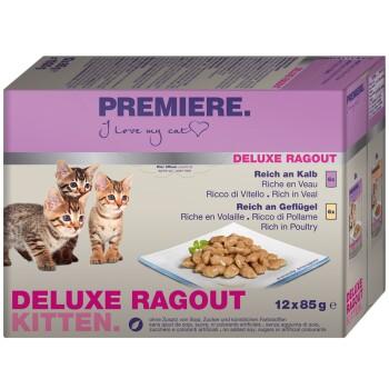 PREMIERE Deluxe Ragout Kitten Multipack 12 x 85 g PREMIERE Deluxe Ragout Kitten Multipack 12 x 85 g