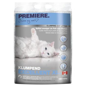 PREMIERE Litière agglomérante Excellent XL 12 kg PREMIERE Litière agglomérante Excellent XL 12 kg
