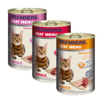 PREMIERE Meat Menu Adulte pack mix 6x400 g Pack mix 1 PREMIERE Meat Menu Adulte pack mix 6x400 g Pack mix 1