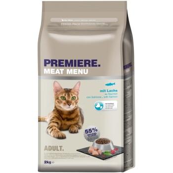 PREMIERE Meat Menu Croquettes pour chat adulte Saumon 2 kg PREMIERE Meat Menu Croquettes pour chat adulte Saumon 2 kg