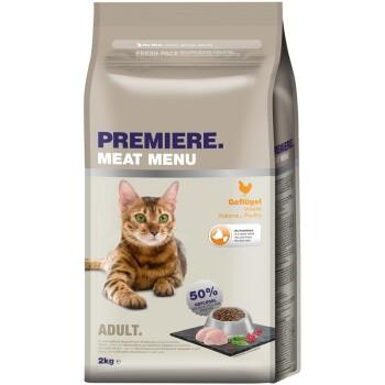 PREMIERE Meat Menu Croquettes pour chat adulte Volaille 2 kg