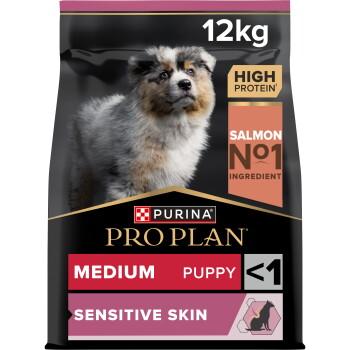 PRO PLAN Puppy Medium Sensitive Skin Saumon 12 kg PRO PLAN Puppy Medium Sensitive Skin Saumon 12 kg