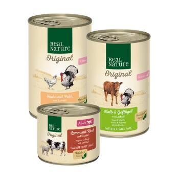 REAL NATURE Classic Kitten Paquet mixte 6x400g REAL NATURE Classic Kitten Paquet mixte 6x400g