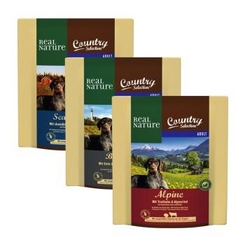 REAL NATURE Country Selection Adult Paquet de dégustation 3 x 1 kg Pack d’essai 2, Mix-Pack REAL NATURE Country Selection Adult Paquet de dégustation 3 x 1 kg Pack d’essai 2, Mix-Pack