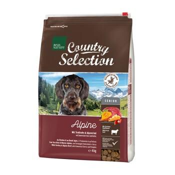 REAL NATURE Country Selection Senior Alpine Dinde et bœuf alpin 4 kg REAL NATURE Country Selection Senior Alpine Dinde et bœuf alpin 4 kg