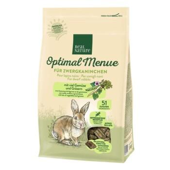 REAL NATURE « Optimal Menue » Pellets pour lapins nains légumes & graminés 1,5kg REAL NATURE « Optimal Menue » Pellets pour lapins nains légumes & graminés 1,5kg