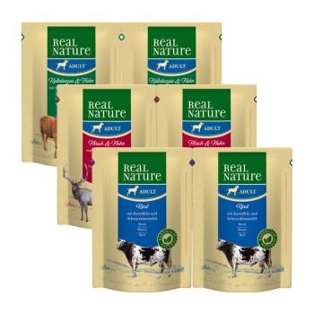 REAL NATURE Pack mixte Adult Pouches 6 x 300 g REAL NATURE Pack mixte Adult Pouches 6 x 300 g