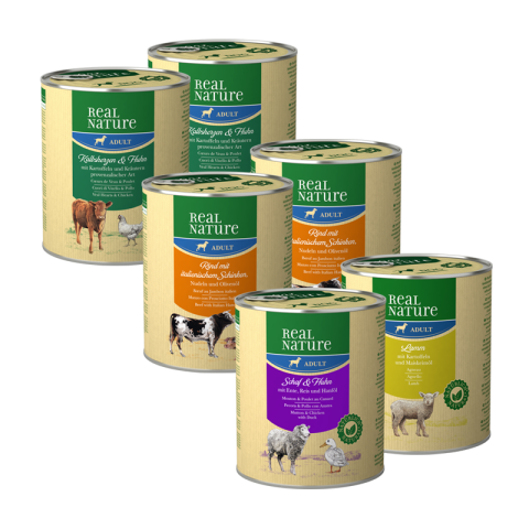 REAL NATURE Pack mixte Adulte 6x800 g Pack mix 2