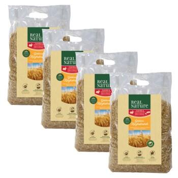 REAL NATURE Paille dorée à brins courts 4x1 kg REAL NATURE Paille dorée à brins courts 4x1 kg