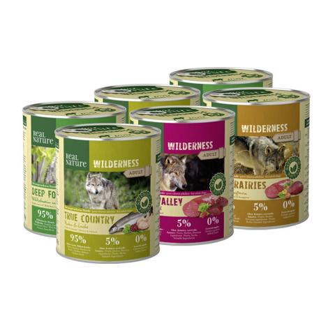 REAL NATURE WILDERNESS Adult Lot mixte 6x800g Pack mix 1