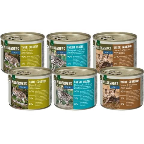 REAL NATURE WILDERNESS Adult pack mixte 6 x 200 g Pack mix 1 REAL NATURE WILDERNESS Adult pack mixte 6 x 200 g Pack mix 1