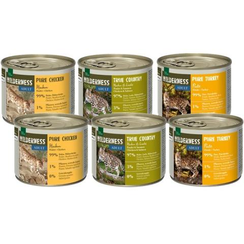 REAL NATURE WILDERNESS Adult pack mixte 6 x 200 g Pack mix 3 REAL NATURE WILDERNESS Adult pack mixte 6 x 200 g Pack mix 3