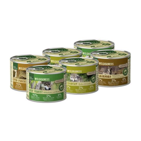 REAL NATURE WILDERNESS Adult pack mixte 6 x 200 g REAL NATURE WILDERNESS Adult pack mixte 6 x 200 g