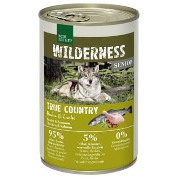 REAL NATURE WILDERNESS Senior True Country Huhn & Lachs 6x400 g