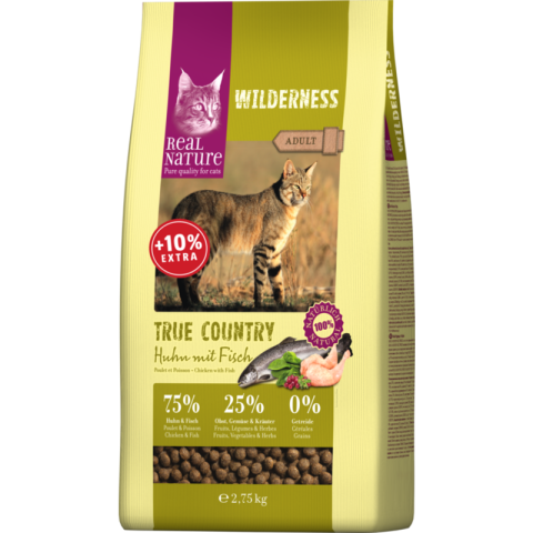 REAL NATURE WILDERNESS True Country Adult Poulet au poisson 2,75 kg